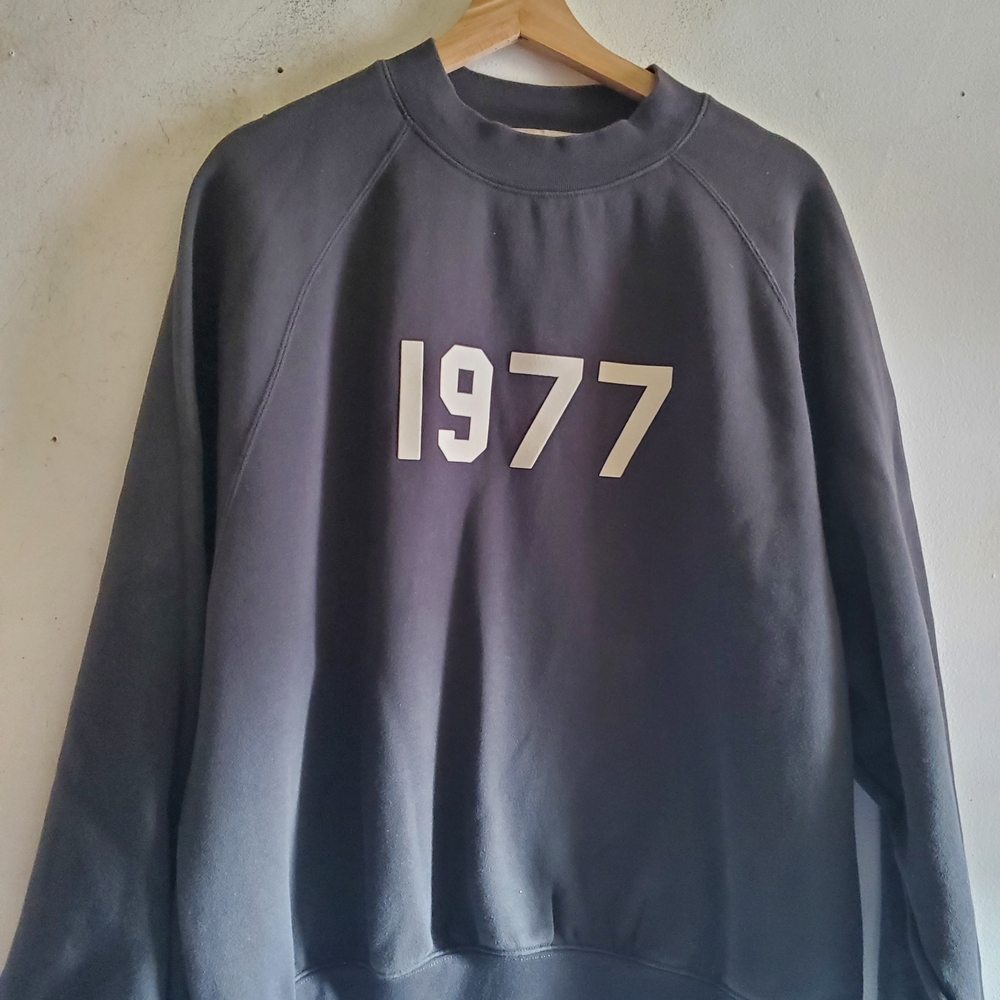 Essentials Fear Of God Blue Sweatshirt.